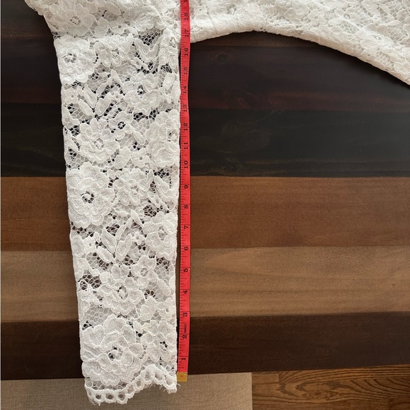 Likely - Cupani White Lace Dress - Size 8 - Picture 3 of 4